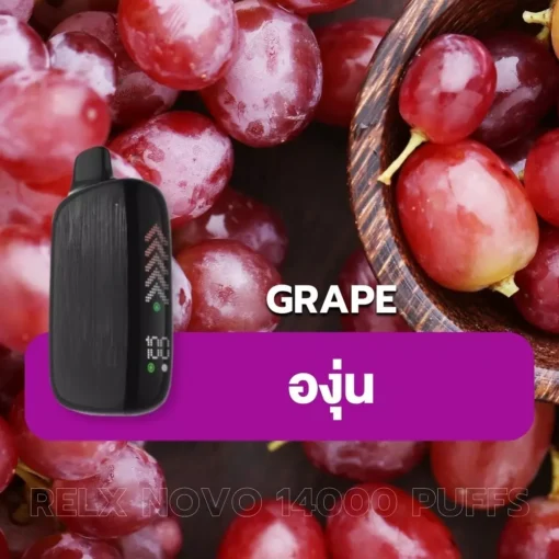 relx novo 14000 puff Grape